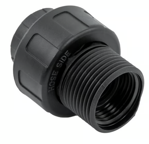 Jobe Hose Adapter - Connects 3/4" NPT to 3/4" Garden Hose or 1" NPT (Use with Jobe & Apex Water Valves)