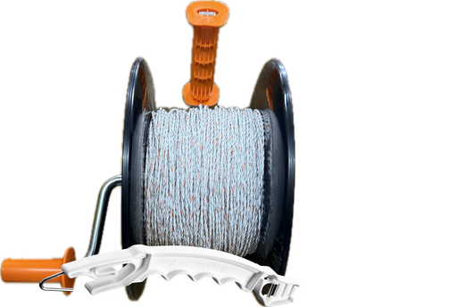 Preloaded Gallagher Econo Reel w/ Turbo Wire 328' + Zammr Handle