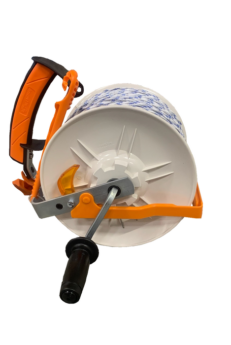 geared out Gallagher Medium 3:1 Geared Reel Preloaded With Turbo Braid 1312'
