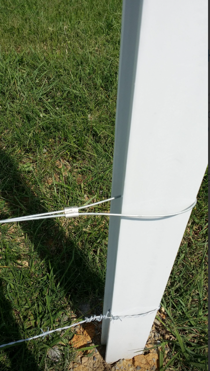 Rigid PVC H-POST 6'
