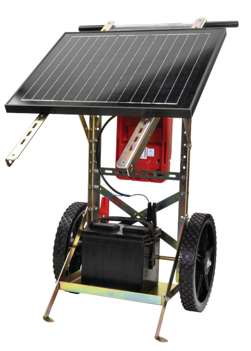Speedrite 1000, 1 Joule, 12v Solar Package w/ Dolly (battery not included)