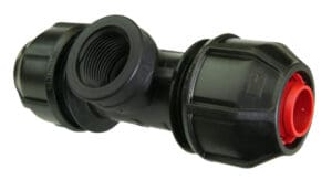 Philmac SIDR IPS-ID 90° Service Tee PE-FNPT