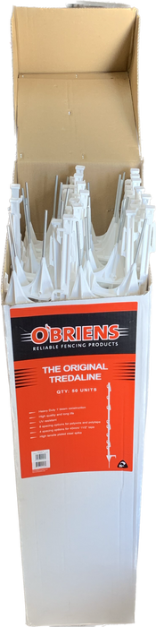 Box of 50 O'Briens Treadaline Step-In Posts (Available in Blue, White, or Yellow)