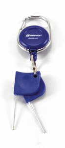Gripple Adjustment Keys on Retractable Keychain - 2 Keys, 4' Cord
