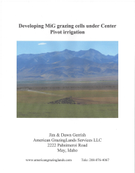 Center Pivot Grazing (How-to-Guide)