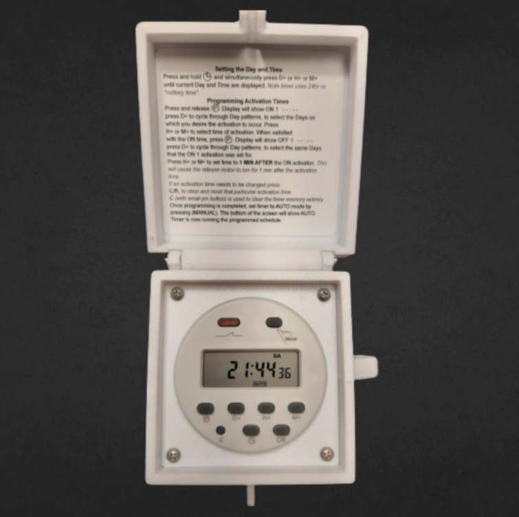 Automatic Gate Opener Timer with Recoil Reel — American GrazingLands ...